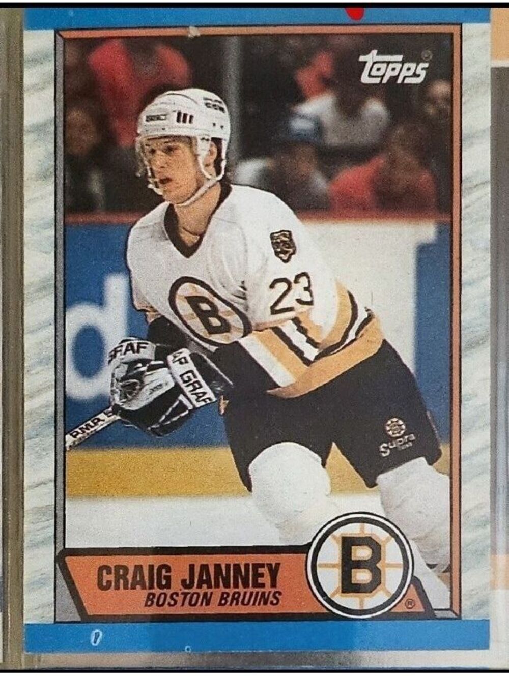 1989-90 Topps Hockey Craig Janney RC #190 Boston Bruins NHL St.Louis Blues